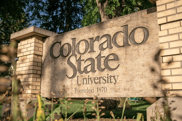 Colorado Statue University Entrance